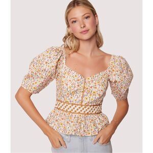 NWT LOST + WANDER SPRING SUNRISE TOP $88